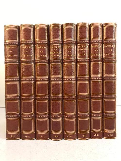 Antoine Bertin, Alexis Piron, Joseph Vadé, e.a. - Poésies et, Antiek en Kunst, Antiek | Boeken en Bijbels