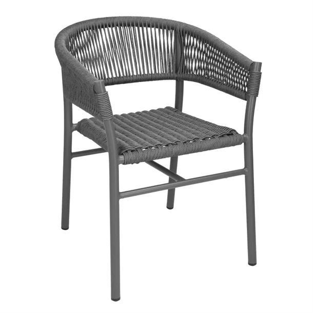 florence grijze mix touw twist rieten stoelen | (pak van 2), Zakelijke goederen, Horeca | Keukenapparatuur, Verzenden