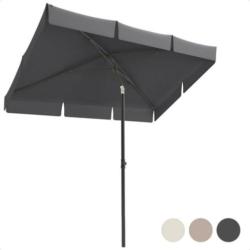 Tweedekans | LifeGoods Parasol Vierkant – Incl. Hoes – 30°, Tuin en Terras, Zonneschermen, Zo goed als nieuw, Ophalen of Verzenden
