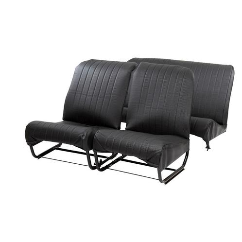 Bekledingsset skai zwart stoelen + achterbank asymmetrisch, Auto-onderdelen, Interieur en Bekleding, Nieuw, Citroën, Ophalen of Verzenden