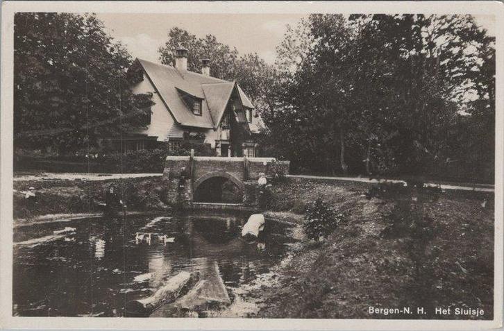 BERGEN N. H. - Het Sluisje, Verzamelen, Ansichtkaarten | Nederland, Verzenden