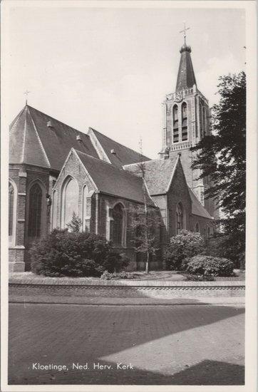 KLOETINGE - Ned. Herv. Kerk, Verzamelen, Ansichtkaarten | Nederland, Verzenden