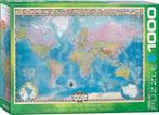 Map of the World Puzzel (1000 stukjes) | Eurographics -
