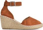 PS Poelman - 41 - Espadrilles met Sleehak - Enid - Cognac, Verzenden, Nieuw