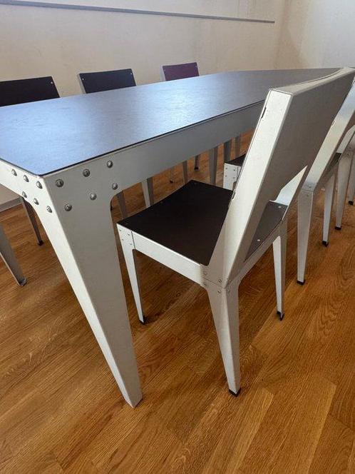 Piet Hein Eek - Tafel (7) - Aluminium Stoel - Aluminium, Antiek en Kunst, Antiek | Meubels | Stoelen en Banken