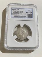 Spanje. Alfonso XIII. 1 Peseta 1896*96 (Zonder minimumprijs)