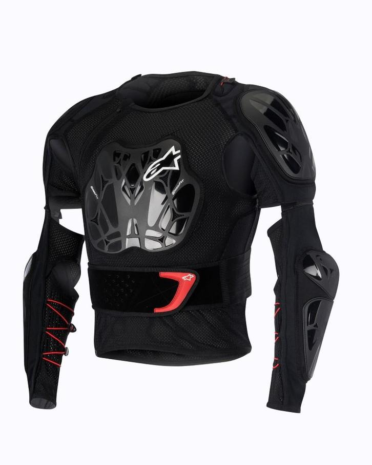 Alpinestars Bionic Tech Bodyprotector Zwart / Wit / Rood maa, Motoren, Onderdelen | Overige, Ophalen of Verzenden