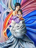 Antonio Pirozzi - Abbraccio materno, Antiek en Kunst