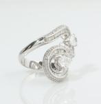 Statement ring - 14 karaat Witgoud - 2.24ct. tw. Diamant, Sieraden, Tassen en Uiterlijk, Antieke sieraden