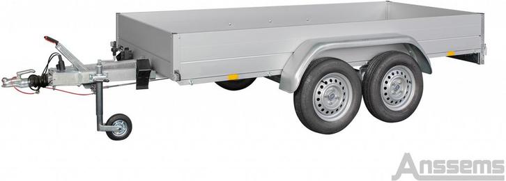 Anssems Bakwagen GTT 1500kg 301×126, Auto diversen, Aanhangers en Bagagewagens, Ophalen of Verzenden