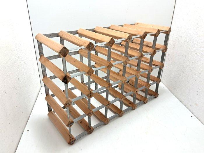 Wijnrek - Hout, Staal, Antiek en Kunst, Curiosa en Brocante