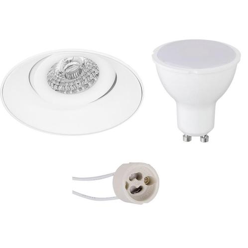 Voordeelset LED Spot Set - Pragmi Nivas Pro - GU10 Fitting -, Huis en Inrichting, Lampen | Spots, Plafondspot of Wandspot, Nieuw