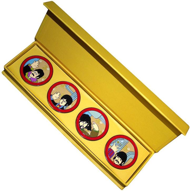The Beatles Yellow Submarine Characters - Pin set, Verzamelen, Muziek, Artiesten en Beroemdheden, Kleding, Nieuw, Ophalen of Verzenden