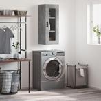 vidaXL Wandkast 34,5x34x90 cm betongrijs, Huis en Inrichting, Kasten | Buffetkasten, Minder dan 50 cm, Verzenden, Nieuw, Minder dan 100 cm