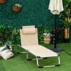 TRUUSK Tuinligstoel Alu 5-voudig Verstelbaar Opvouwbaar Ergo, Tuin en Terras, Verzenden, Nieuw