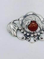 Zilver, Bergkristal - Broche - Deense skønvirke speld, Antiek en Kunst