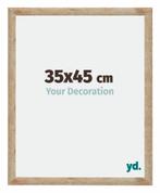 Fotolijst 35x45 cm - Goud - MDF - Catania, Huis en Inrichting, Woonaccessoires | Lijsten, Verzenden, Nieuw