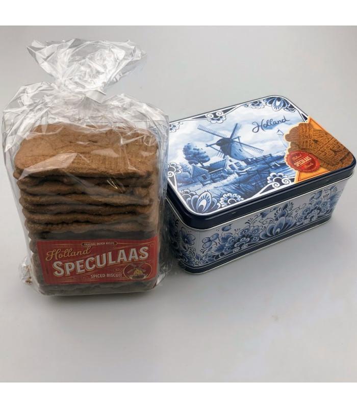 Speculaas in blik Delfts Blauw, Kleding | Heren, Schoenen, Nieuw, Ophalen of Verzenden