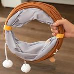 Honden of katten speeltunnel bruin suèdine maat S of L, Verzenden, Nieuw