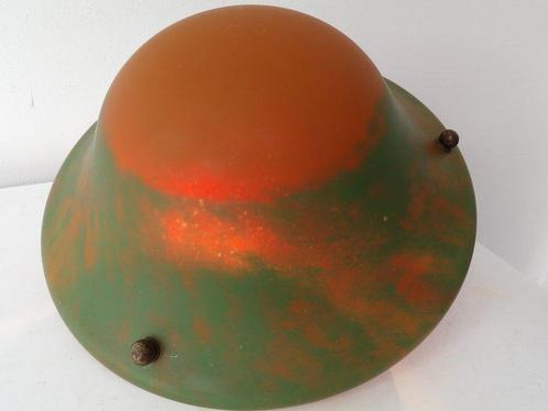 Lamp - Glas/Metaal, Antiek en Kunst, Curiosa en Brocante