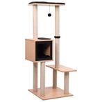 vidaXL Kattenkrabpaal met sisal krabmat 129 cm, Verzenden, Nieuw