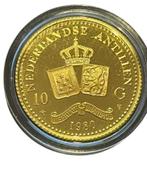 Gouden 10 Antillen Gulden div. jaren (7.5% boven spot), Verzenden, Koningin Juliana, Losse munt, Goud