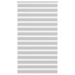 vidaXL Zebra rolgordijn 130x200 cm stofbreedte 125,9 cm, Huis en Inrichting, Verzenden, Nieuw, Grijs