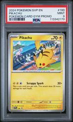 PSA 9 | Pikachu Asia Gym Promo | SV Black Star Promo |, Hobby en Vrije tijd, Verzamelkaartspellen | Pokémon, Ophalen of Verzenden