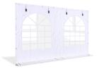 Partytent zijwand PVC met ramen en ritsen | 4 meter | 220cm, Doe-het-zelf en Verbouw, Ophalen of Verzenden, Nieuw, Zeil