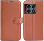 ProGuard OnePlus 10 Pro Wallet Flip Case Bruin, Verzenden, Nieuw