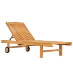 Tuin Ligstoel Teak, Tuin en Terras, Ophalen of Verzenden, Nieuw