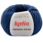 Katia Merino Aran - 57 nachtblauw - Merinogaren, Hobby en Vrije tijd, Breien en Haken, Ophalen of Verzenden, Nieuw