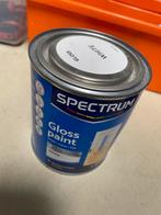 Spectrum gloss paint wit 750ml;, Doe-het-zelf en Verbouw, Verf, Beits en Lak, Wit, Nieuw, Ophalen of Verzenden, Verf