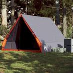 vidaXL Tent A-frame 2-persoons waterdicht grijs, Verzenden, Nieuw, Tot en met 2