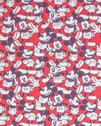 Poplin Katoen Disney Mickey Mouse, Hobby en Vrije tijd, Stoffen en Lappen, Nieuw, Overige kleuren