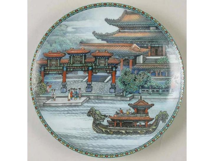 Scenes from Summer Palace Jingdezhen, Hall that dispels t..., Verzamelen, Overige Verzamelen, Gebruikt, Ophalen of Verzenden