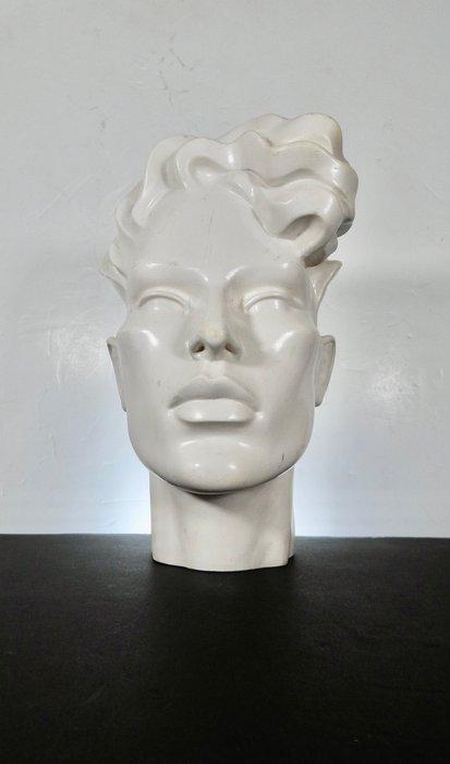 Figuur - Mannequin hoofd, gemaakt van kunststof (vinyl), in, Antiek en Kunst, Kunst | Designobjecten