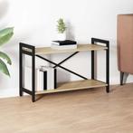 vidaXL Boekenkast Sonoma eiken 80 x 30 x 48.5 cm Bewerkt, Huis en Inrichting, Kasten | Boekenkasten, Minder dan 50 cm, Verzenden