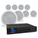 Power Dynamics Plafondspeaker set met 8 witte inbouwspeakers, Audio, Tv en Foto, Luidsprekers, Verzenden, Nieuw