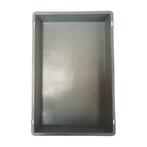 Kunststof Bak Euronorm, 600x400x75 mm grijs gladde bodem,, Doe-het-zelf en Verbouw, Kratten en Dozen, 40 tot 60 cm, 50 tot 75 cm