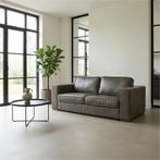 Leren bank Fine - 2,5 zits, Huis en Inrichting, Banken | Bankstellen, Nieuw, Ophalen of Verzenden, Eigentijds, Klassiek, Modern