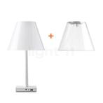 Rotaliana Dina+ LED, wit, incl. 2 lampenkappen (Tafellampen), Nieuw, Verzenden