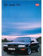 1991 AUDI V8 BROCHURE NEDERLANDS, Boeken, Auto's | Folders en Tijdschriften, Nieuw, Audi, Author