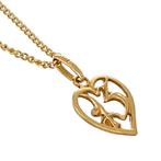 Ketting met hanger - 18 karaat Witgoud, Sieraden, Tassen en Uiterlijk