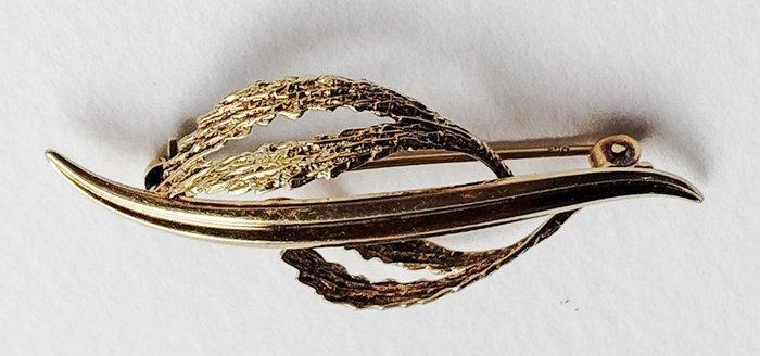 Zonder Minimumprijs - Broche - 14 karaat Geel goud -, Sieraden, Tassen en Uiterlijk, Antieke sieraden