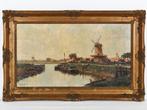 Gerardus Johannes Delfgaauw (1882-1947) - De Zaanse Schans, Antiek en Kunst, Kunst | Schilderijen | Klassiek