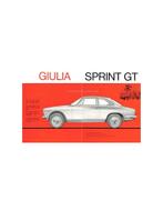 1965 ALFA ROMEO GIULIA SPRINT GT / GTC BROCHURE, Nieuw, Alfa Romeo, Author