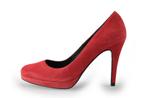 Linea Zeta Pumps in maat 40 Rood | 10% extra korting, Kleding | Dames, Schoenen, Pumps, Verzenden, Linea Zeta, Gedragen