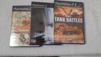 Sony - Playstation 2 (PS2) - LOT OF 3 - WWII: Tank Battles,, Spelcomputers en Games, Nieuw