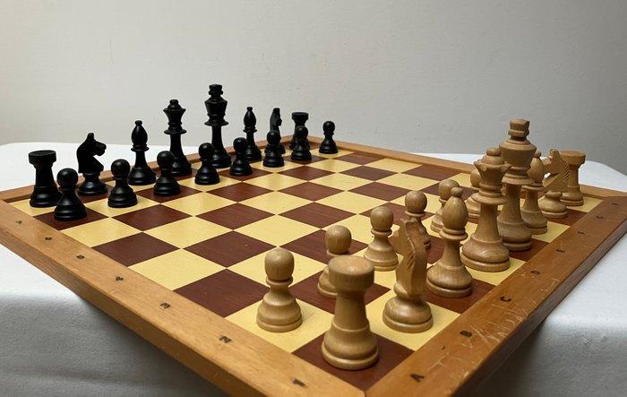 Schaakspel - Staunton - Hout, Antiek en Kunst, Curiosa en Brocante